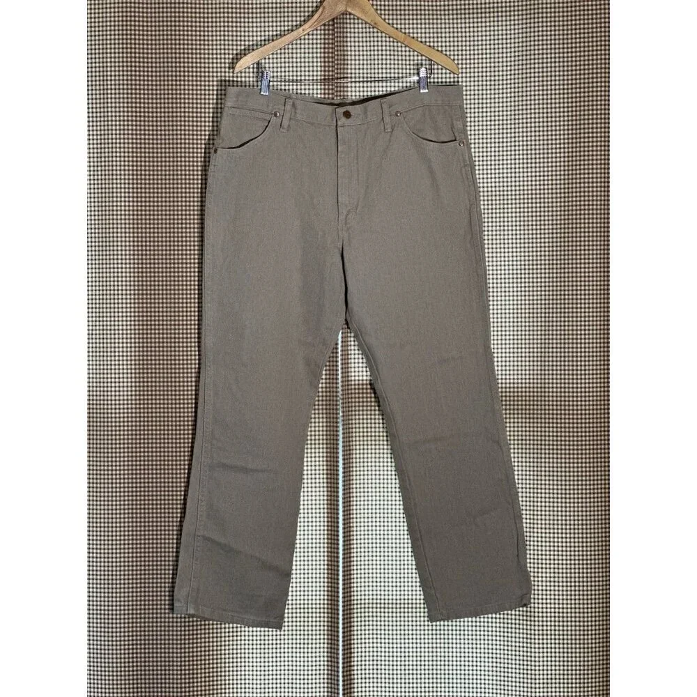 Wrangler Cowboy Cut‎ Jean 38x30 Straight Western Workwear Rodeo 936Tan